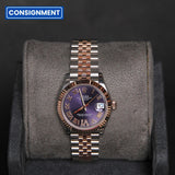 Datejust  31 Aubergine Dial Diamond VI  278271