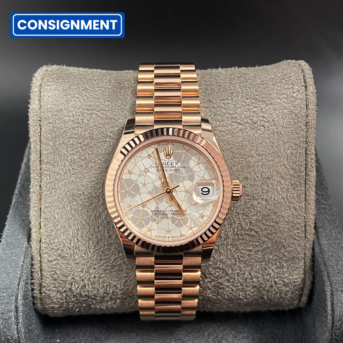 Datejust 31 RG Floral Dial 278275