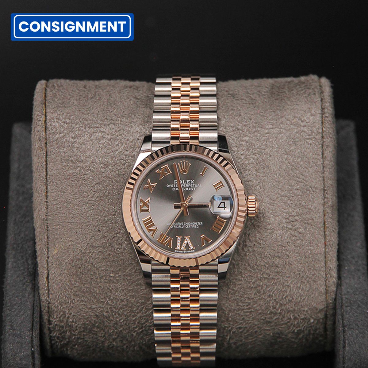 Datejust  31 Grey Dial Diamond VI 278271
