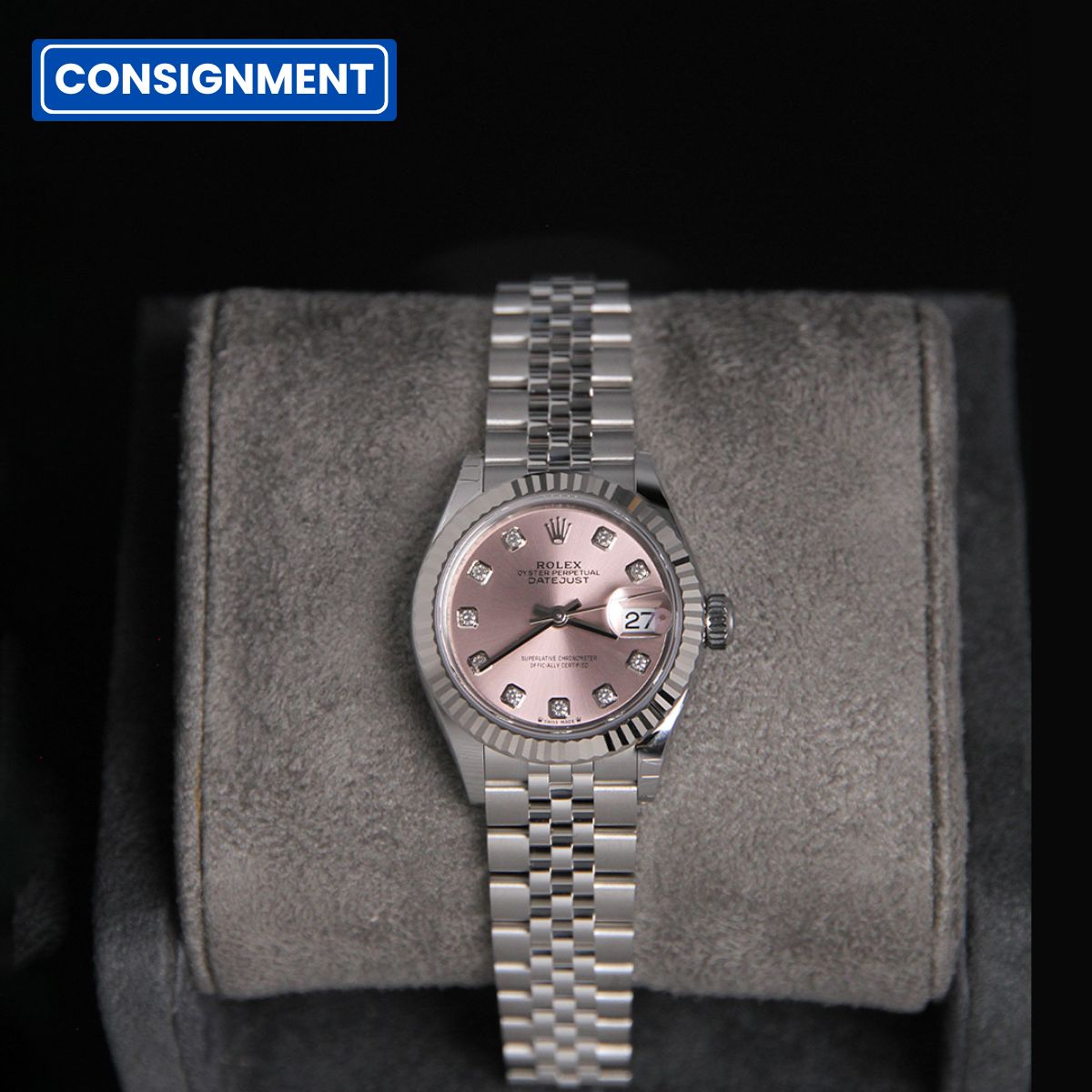 Datejust  28 Pink Diamond 10 Dial 279174G