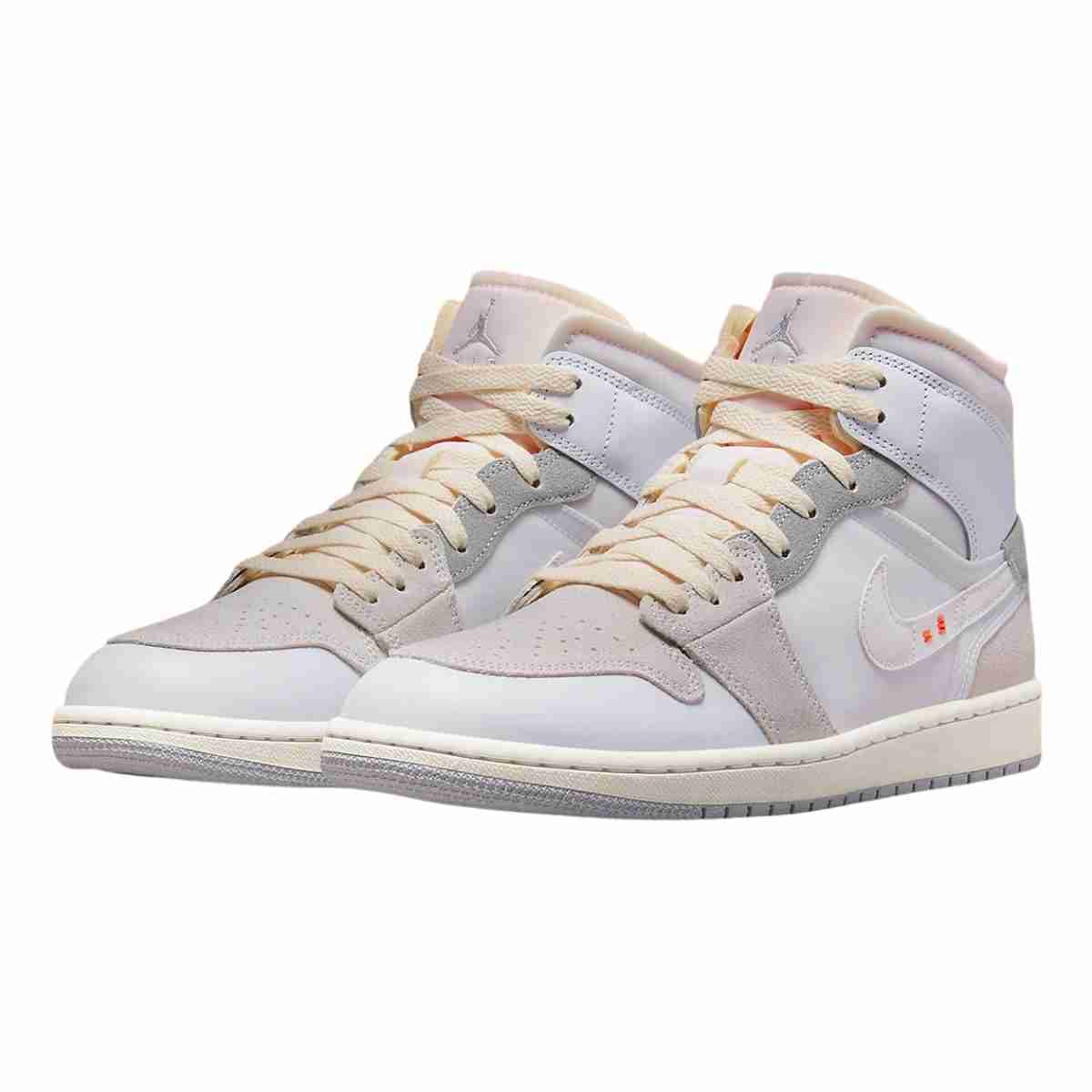 Air Jordan 1 Mid SE Craft Inside Out White Gray