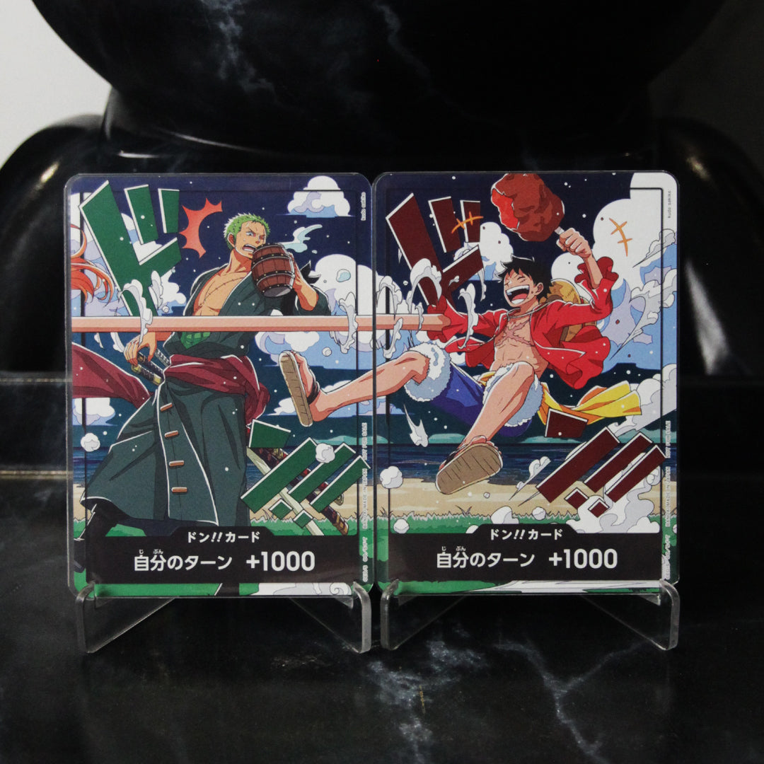 One Piece Card DON Card Zoro & Luffy Promotional Card Standard Battle 2026 September