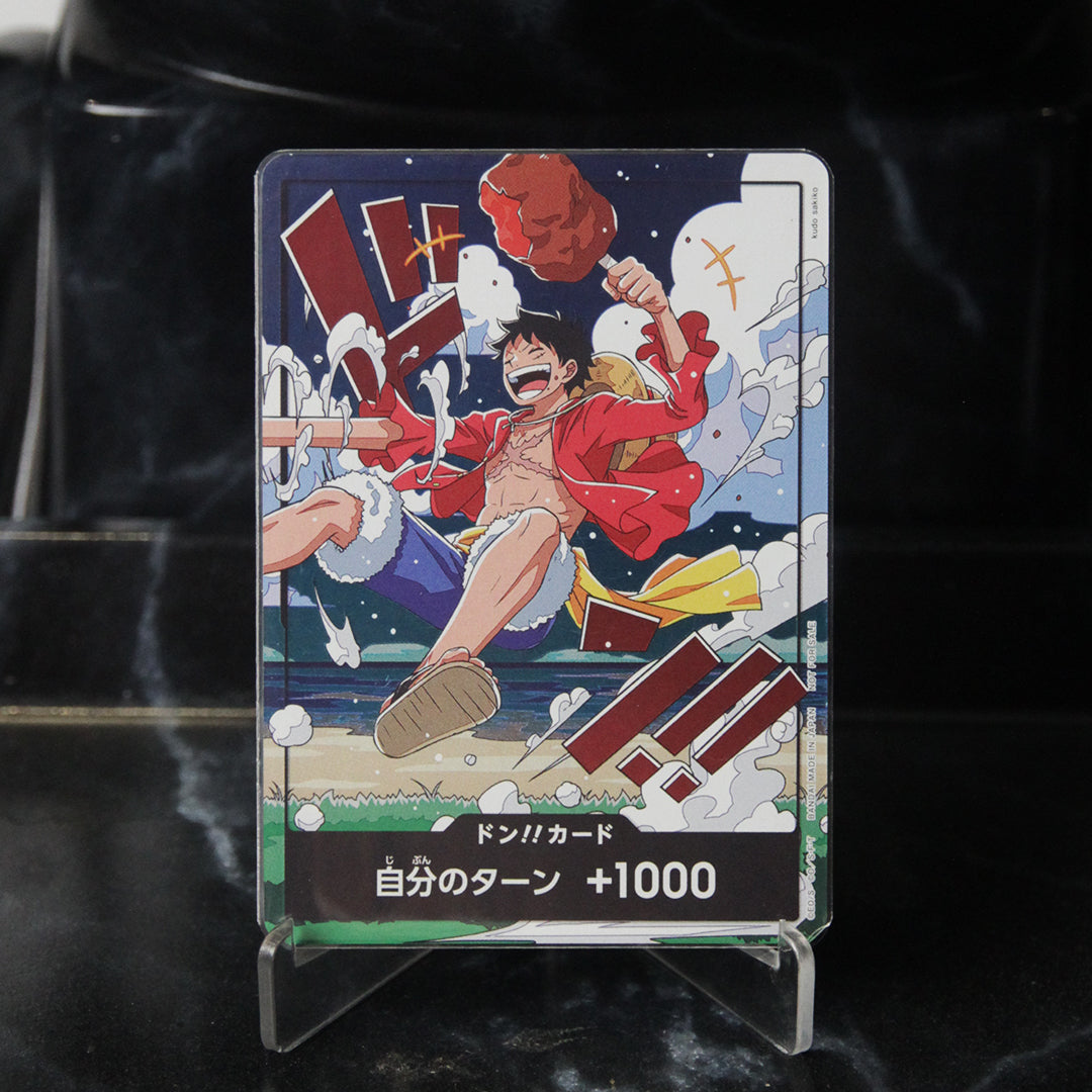 One Piece Card DON Card Zoro & Luffy Promotional Card Standard Battle 2026 September