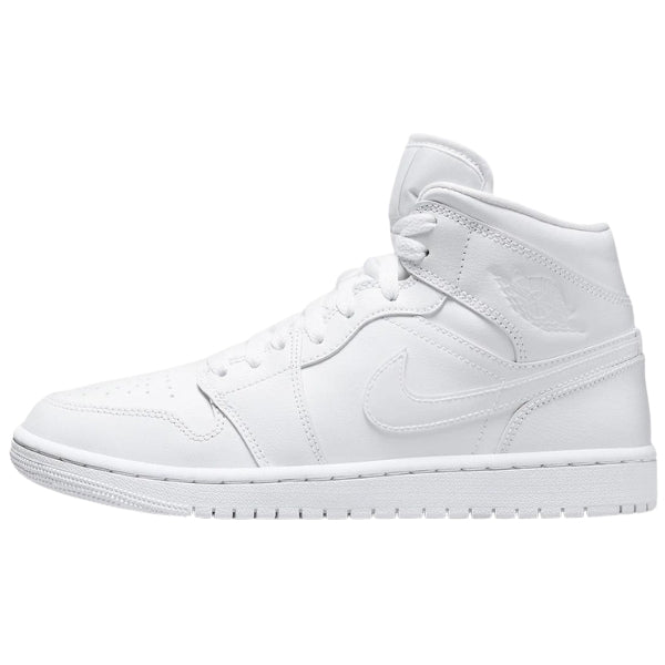 Air Jordan 1 Mid Triple White (W)