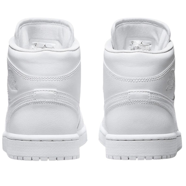 Air Jordan 1 Mid Triple White (W)