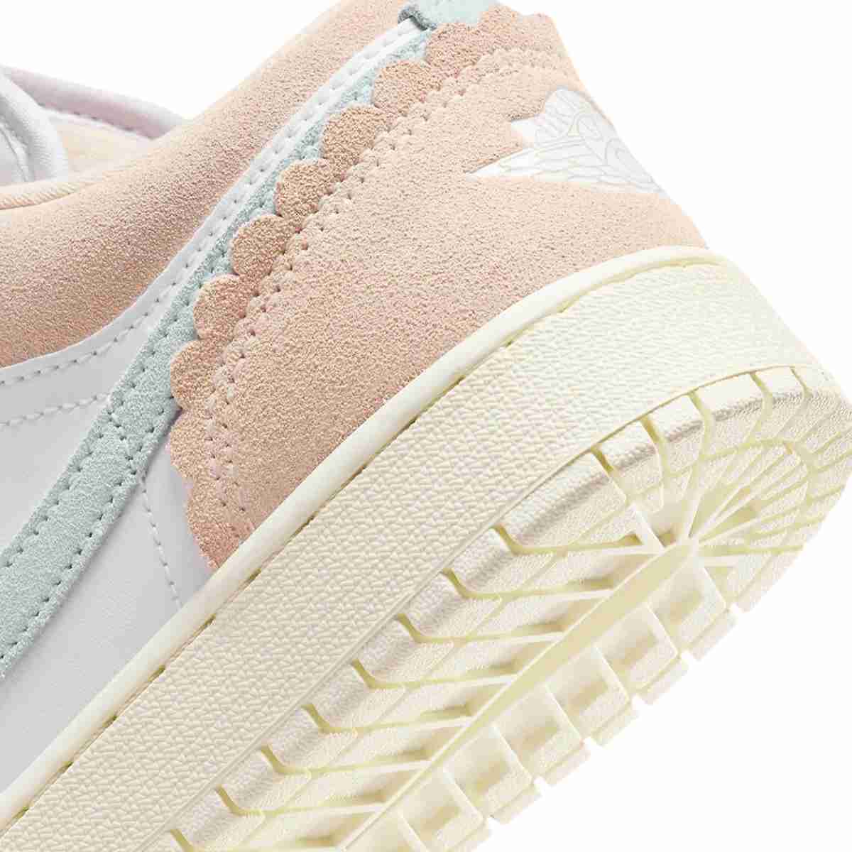 Air Jordan 1 Low Crimp Suede Pink GS