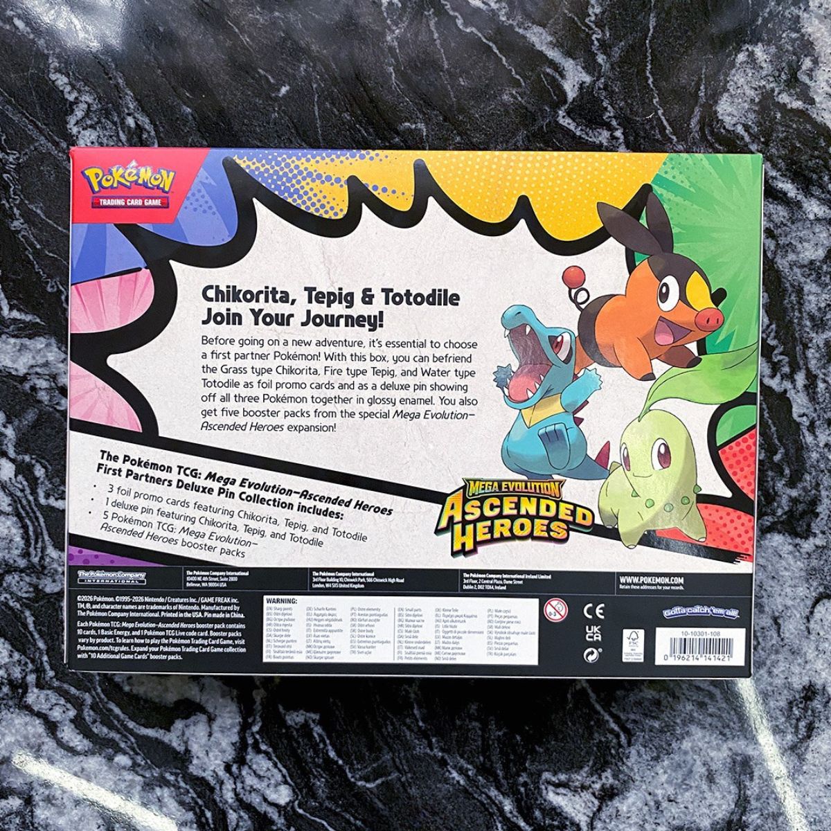 Pokemon TCG Ascended Heroes Deluxe Pin Collection First Partners