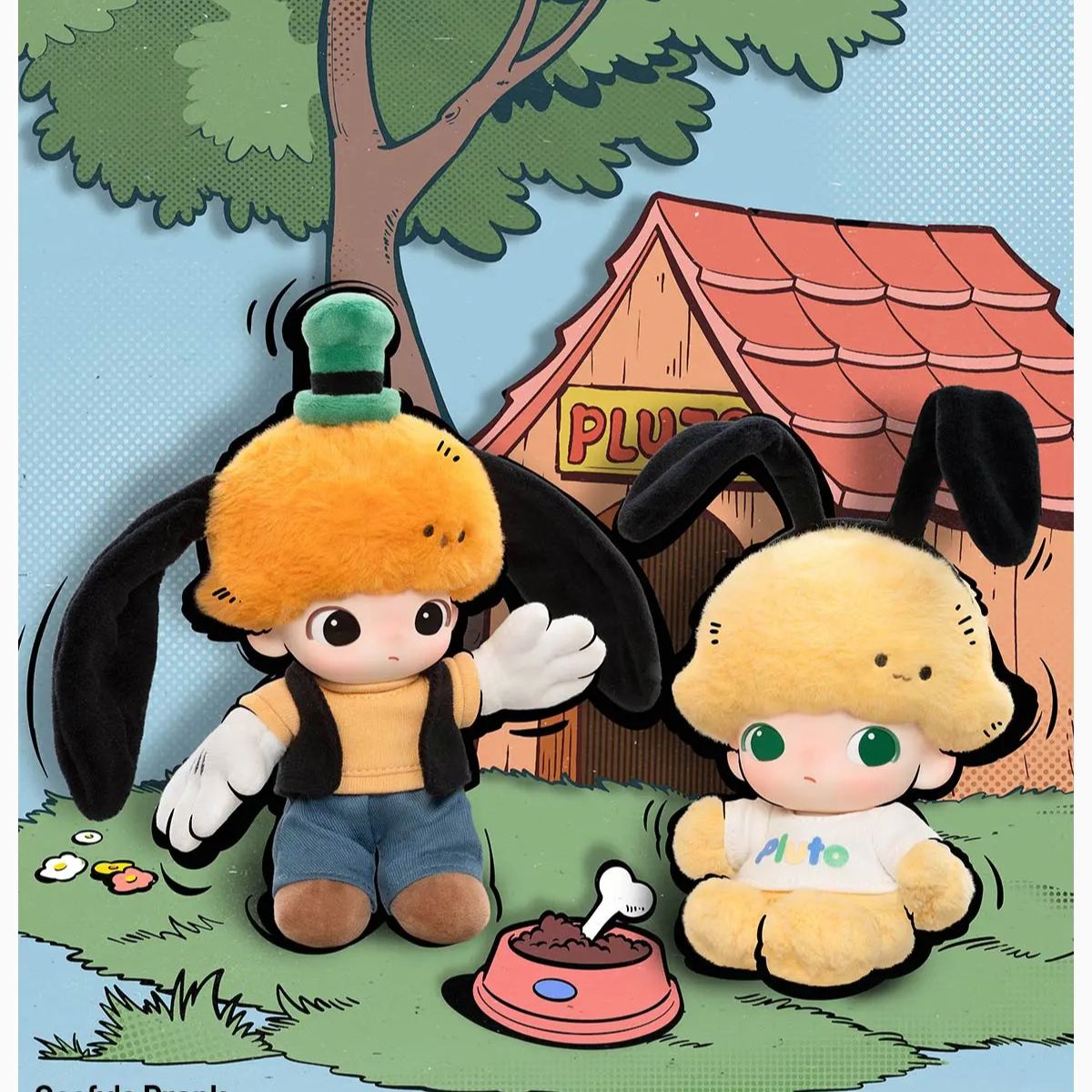 Pop Mart Dimoo World × Disney Series Vinyl Plush Keychain