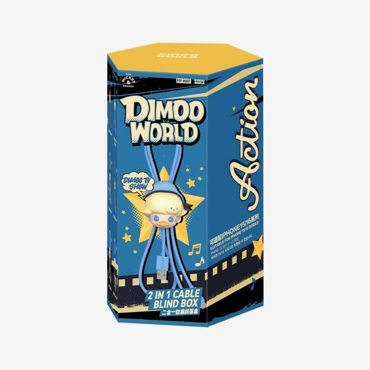 Pop Mart Dimoo World × Disney Series-2 in 1 Cable