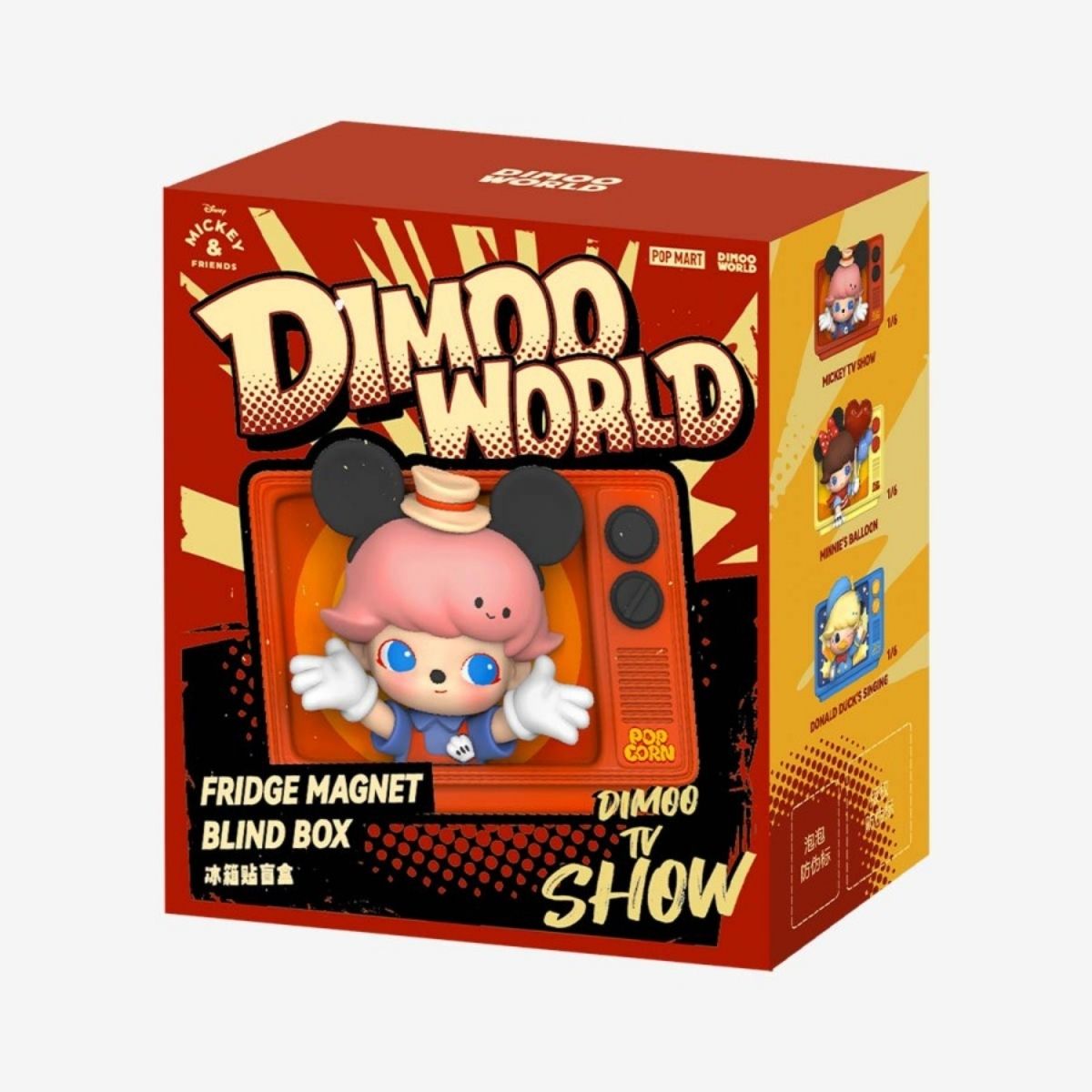 Pop Mart Dimoo World × Disney Series Fridge Magnet
