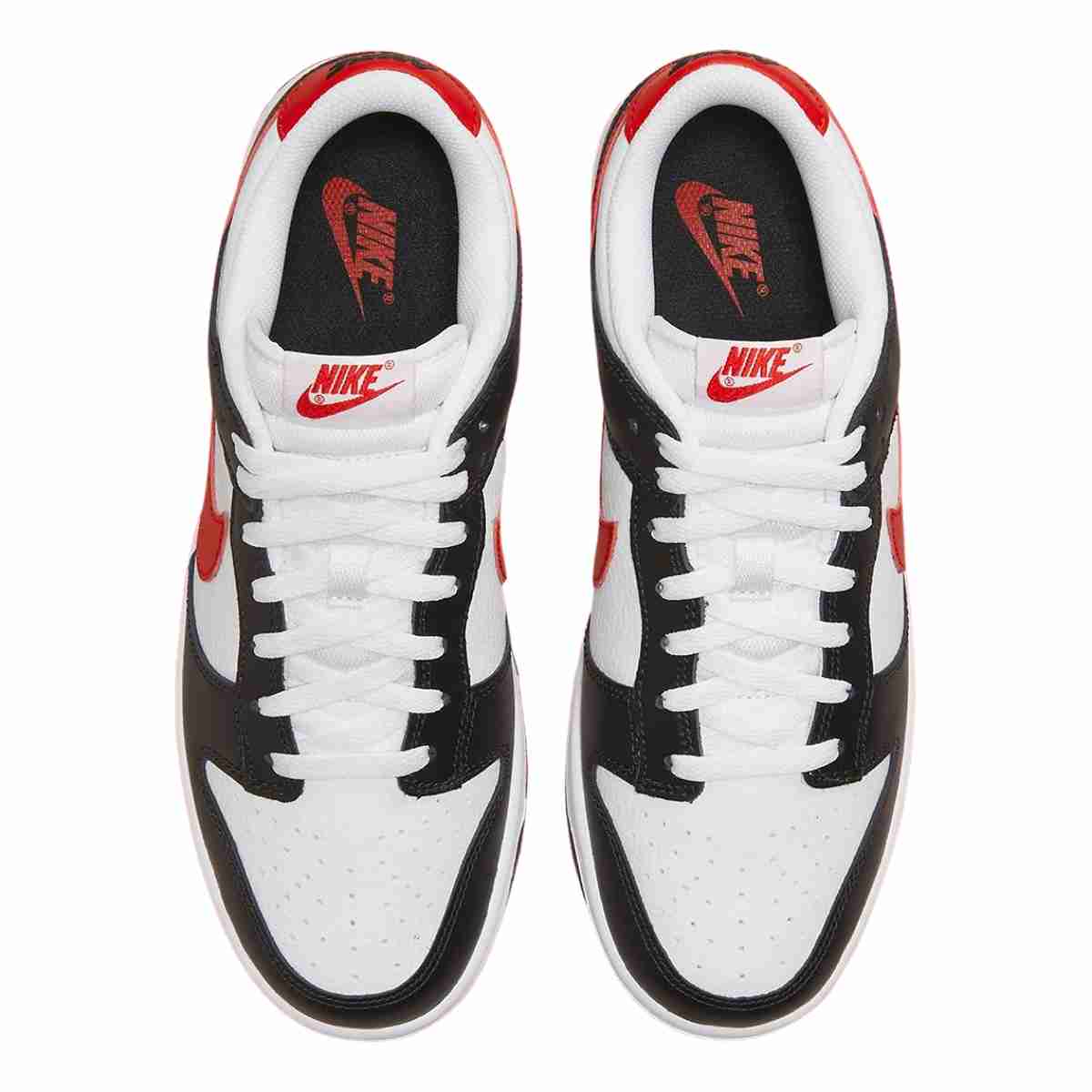 Nike Dunk Low Red Swoosh Panda