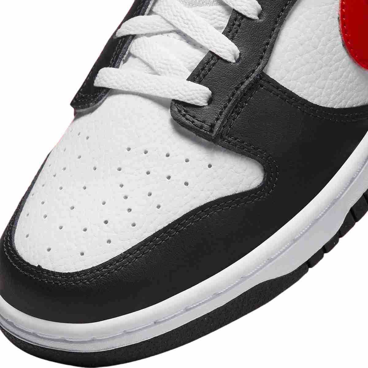 Nike Dunk Low Red Swoosh Panda