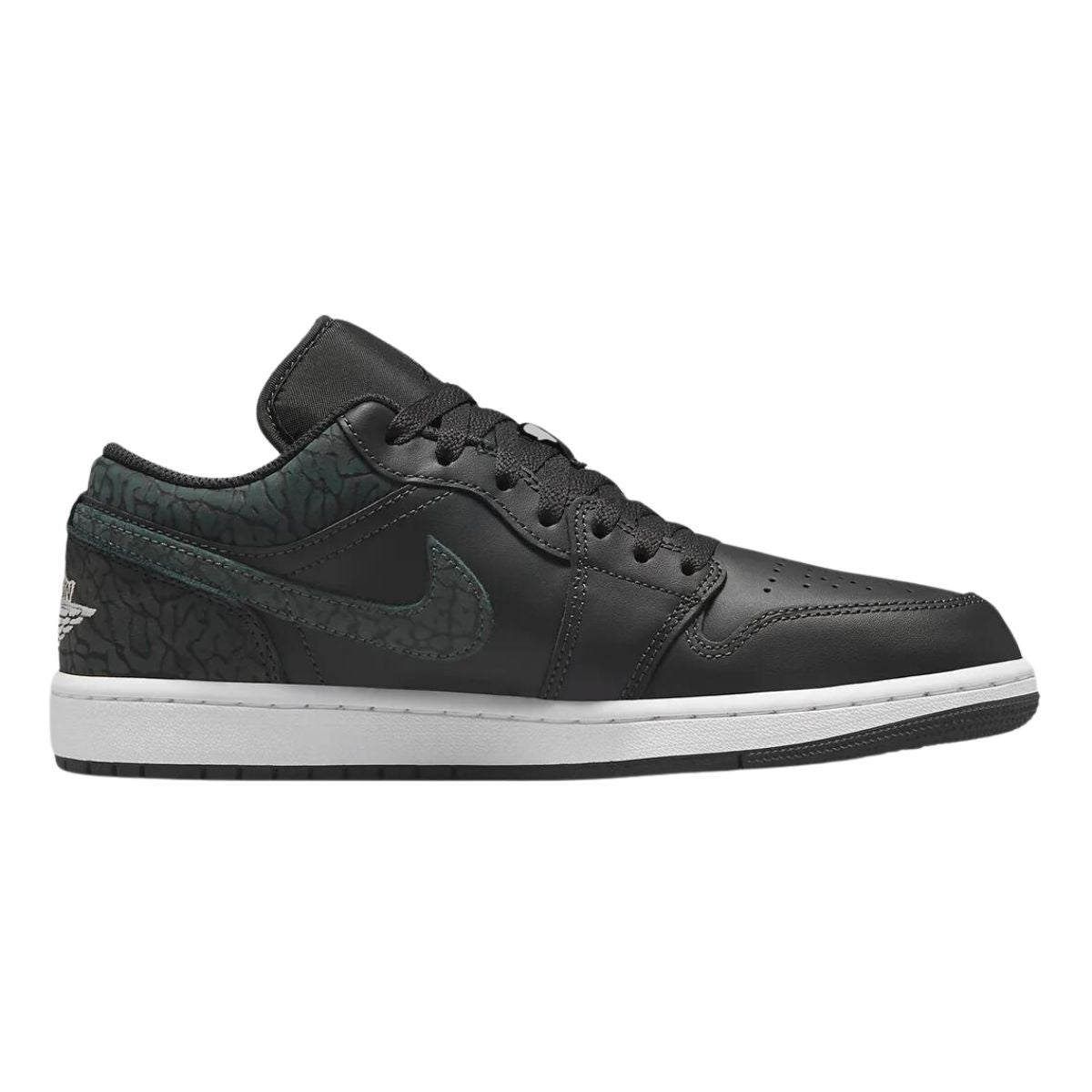 Air Jordan 1 Low Black Elephant