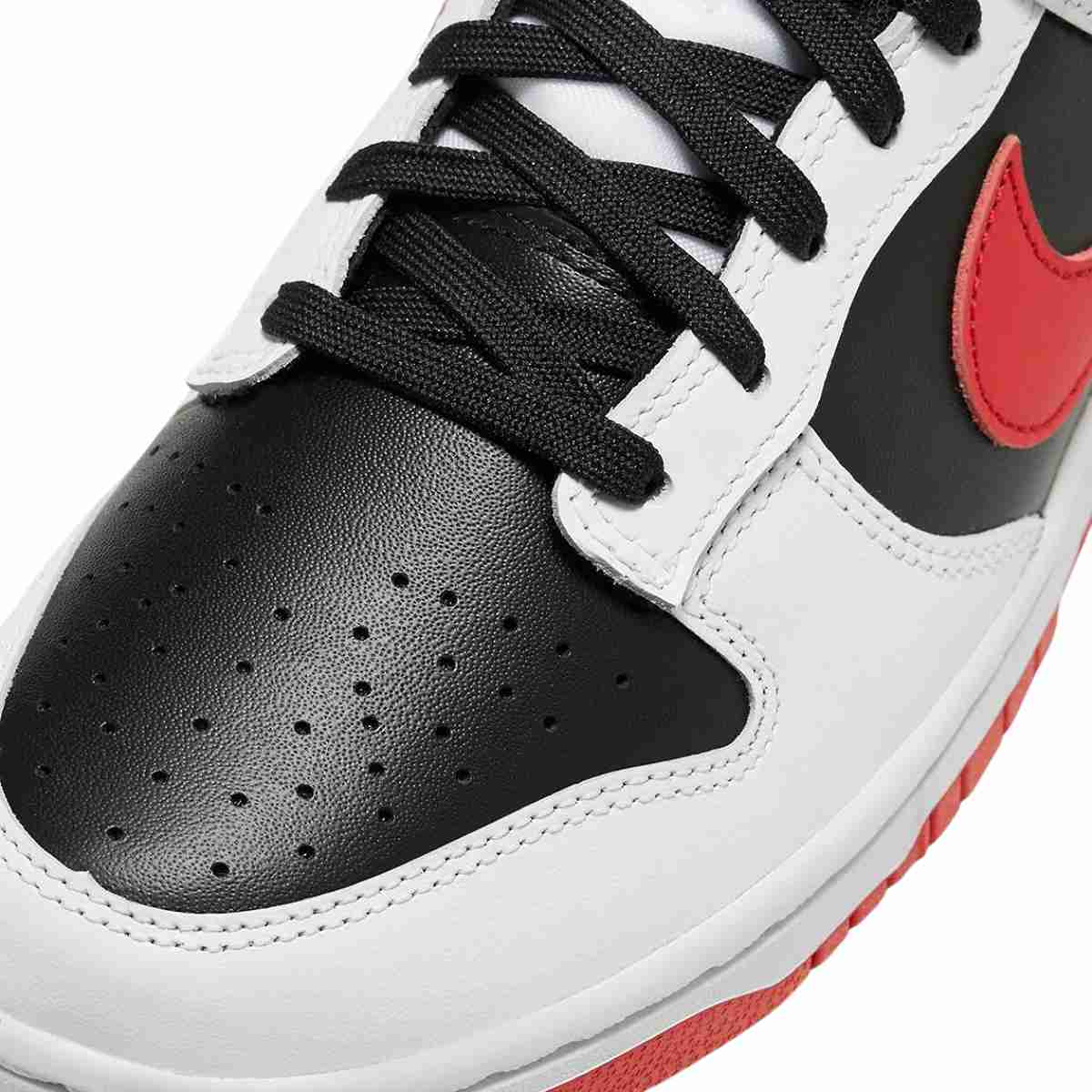 Nike Dunk Low Retro White Black University Red