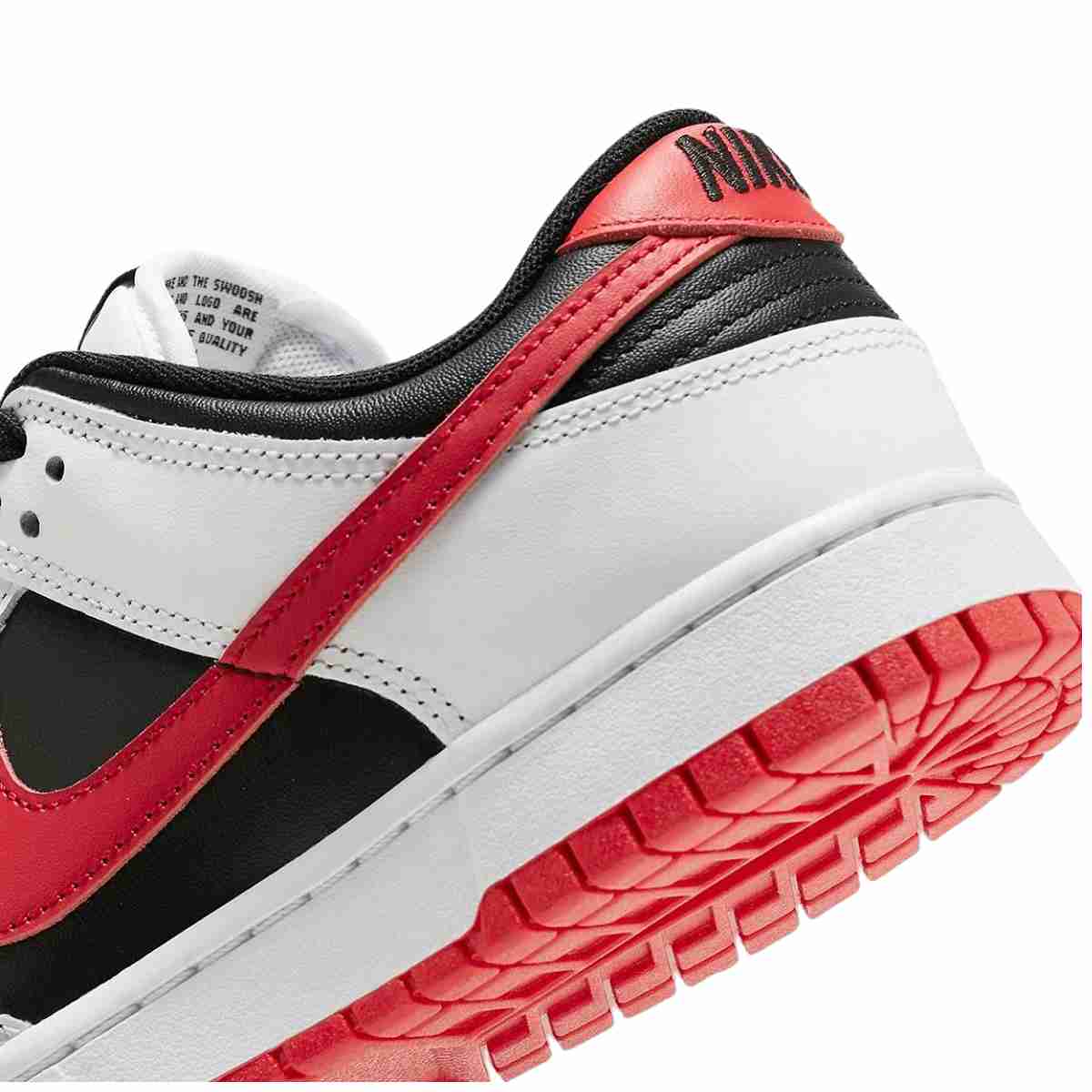 Nike Dunk Low Retro White Black University Red