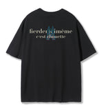 Fier De Moi C'est Chouette T-Shirt Black