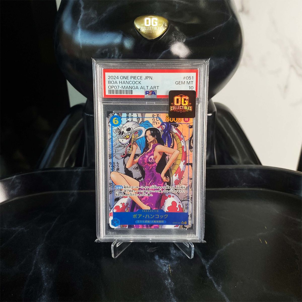 One Piece Card PSA 10 Boa Hancock SR-SP Comic Parallel OP07-051 Booster Pack The Future After 500 Years