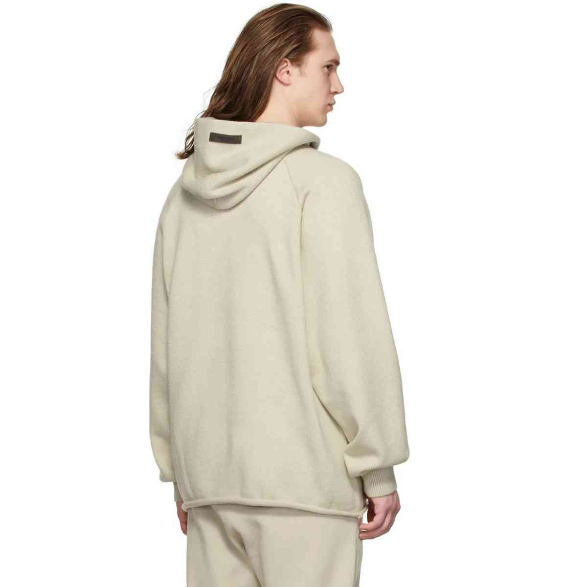 Fear Of God Essentials 1977 Knit Hoodie DARK OATMEAL XXS