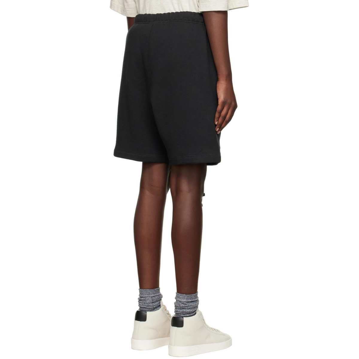 Fear Of God Essentials Black Logo Sweatshort