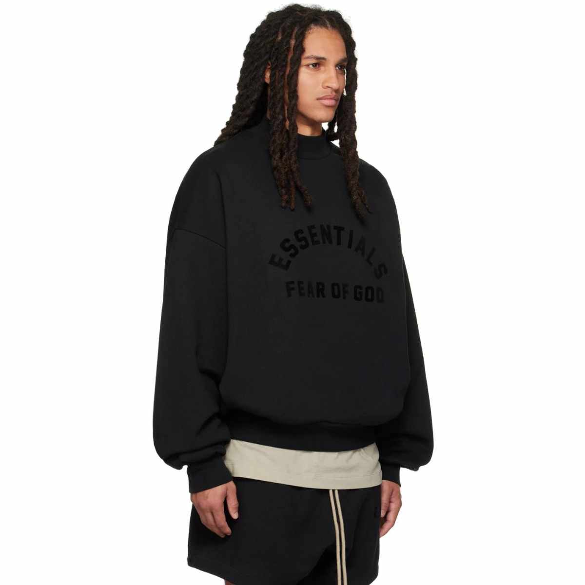 Fear Of God Essentials Crewneck Core Jet Black