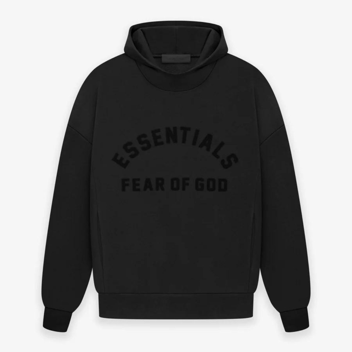 Fear Of God Essentials Hoodie Core Jet Black