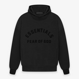 Fear Of God Essentials Hoodie Core Jet Black