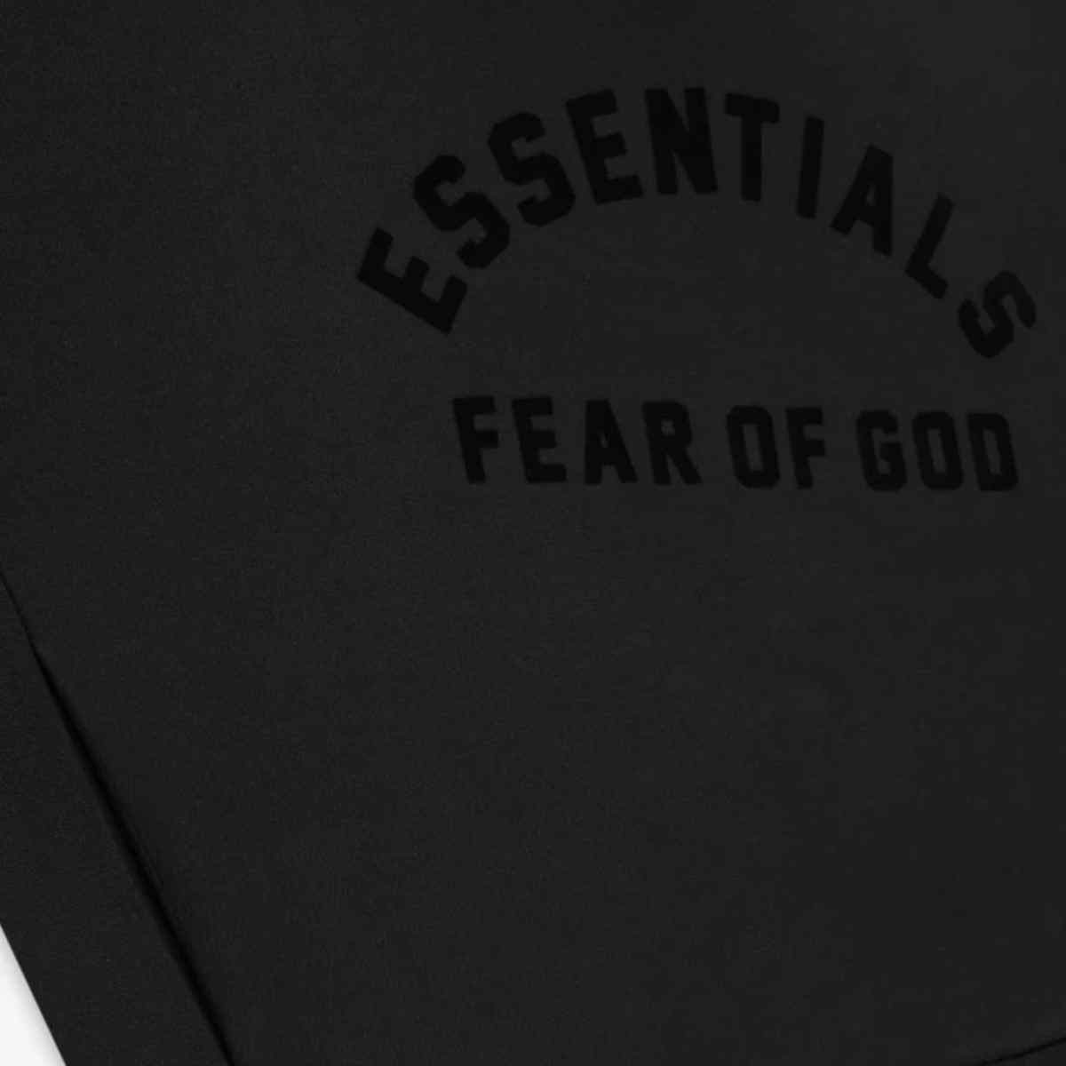 Fear Of God Essentials Hoodie Core Jet Black