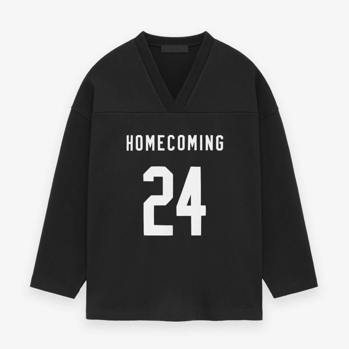 Fear Of God Essentials Homecoming Heavy Fleece Hockey Jersey Black