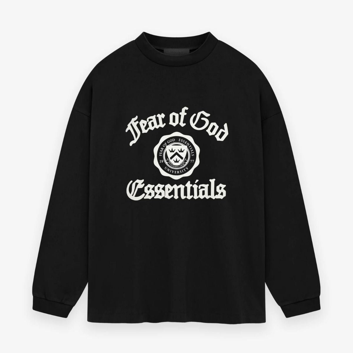 Fear Of God Essentials Heavy Long Sleeve T-Shirt Black