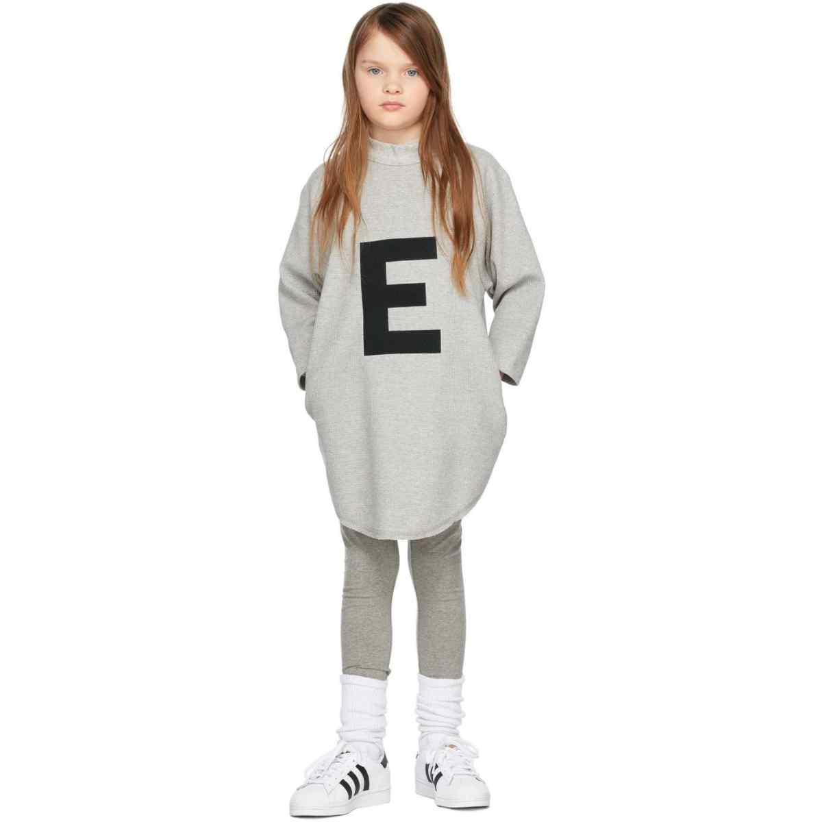 Fear Of God Essentials Kids Big E Waffle T-shirt