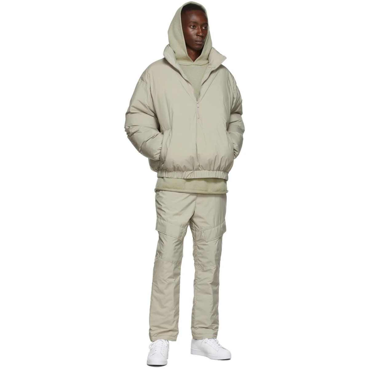 Fear Of God Essentials Knit Hoodie Seafoam