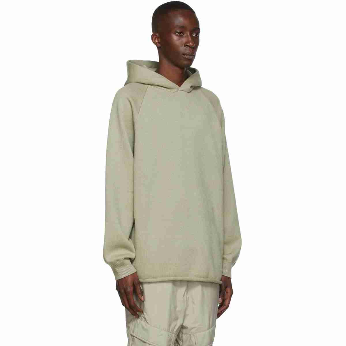 Fear Of God Essentials Knit Hoodie Seafoam