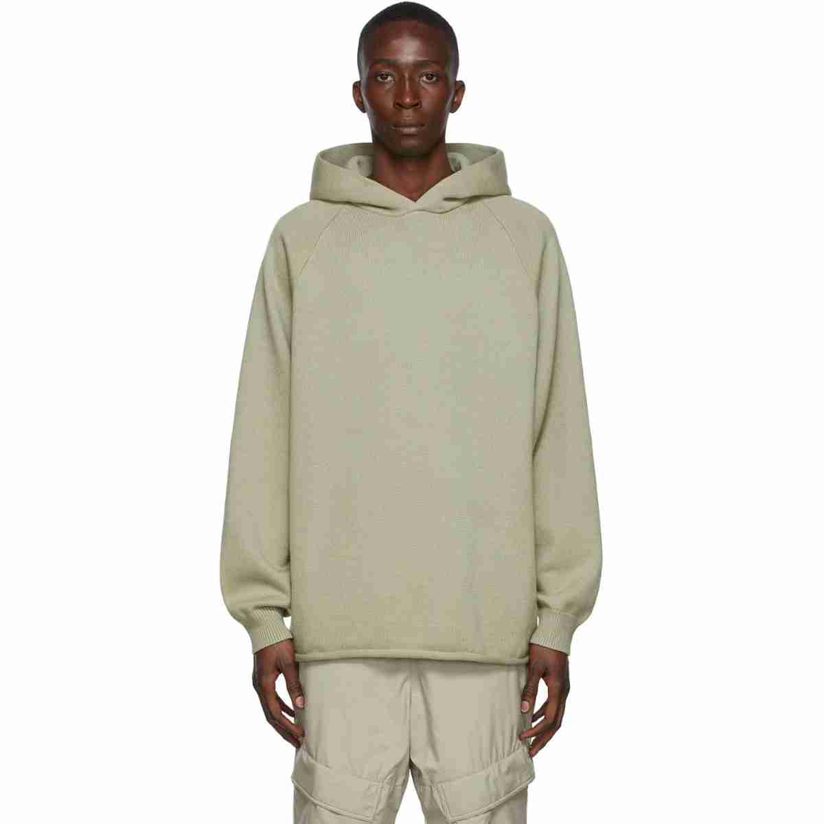 Fear Of God Essentials Knit Hoodie Seafoam