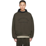 Fear of God Essentials Nylon Fleece Hoodie Ink Jet Black