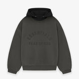 Fear of God Essentials Nylon Fleece Hoodie Ink Jet Black