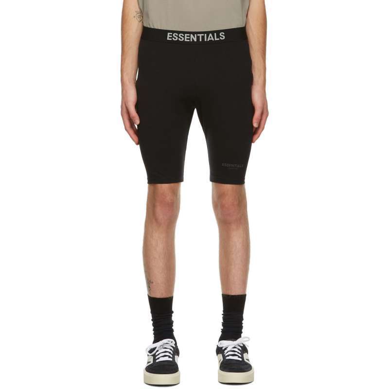 Fear Of God Essentials Black Athletic Bike Short