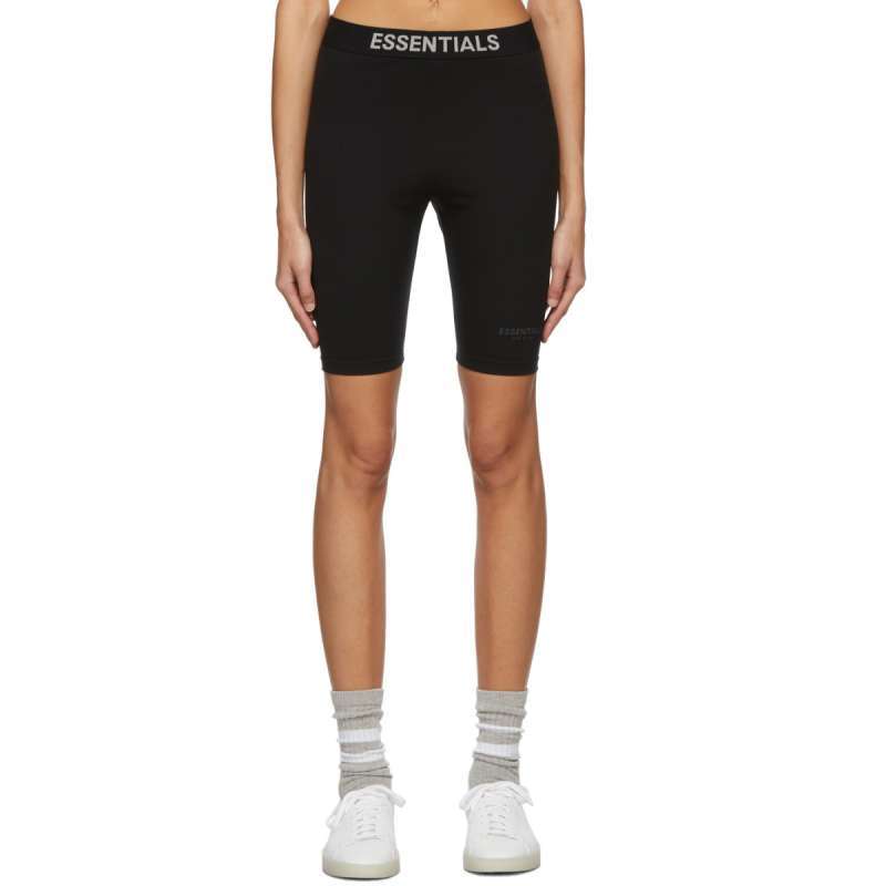 Fear Of God Essentials Black Athletic Bike Short