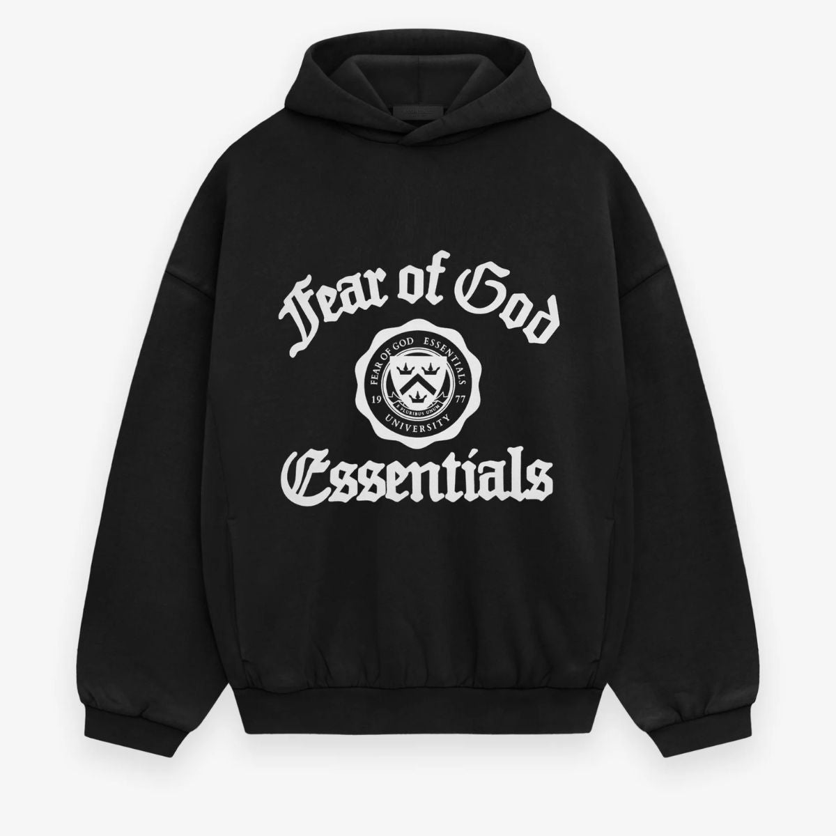 Fear Of God Essentials University Vintage Shrunken Hoodie