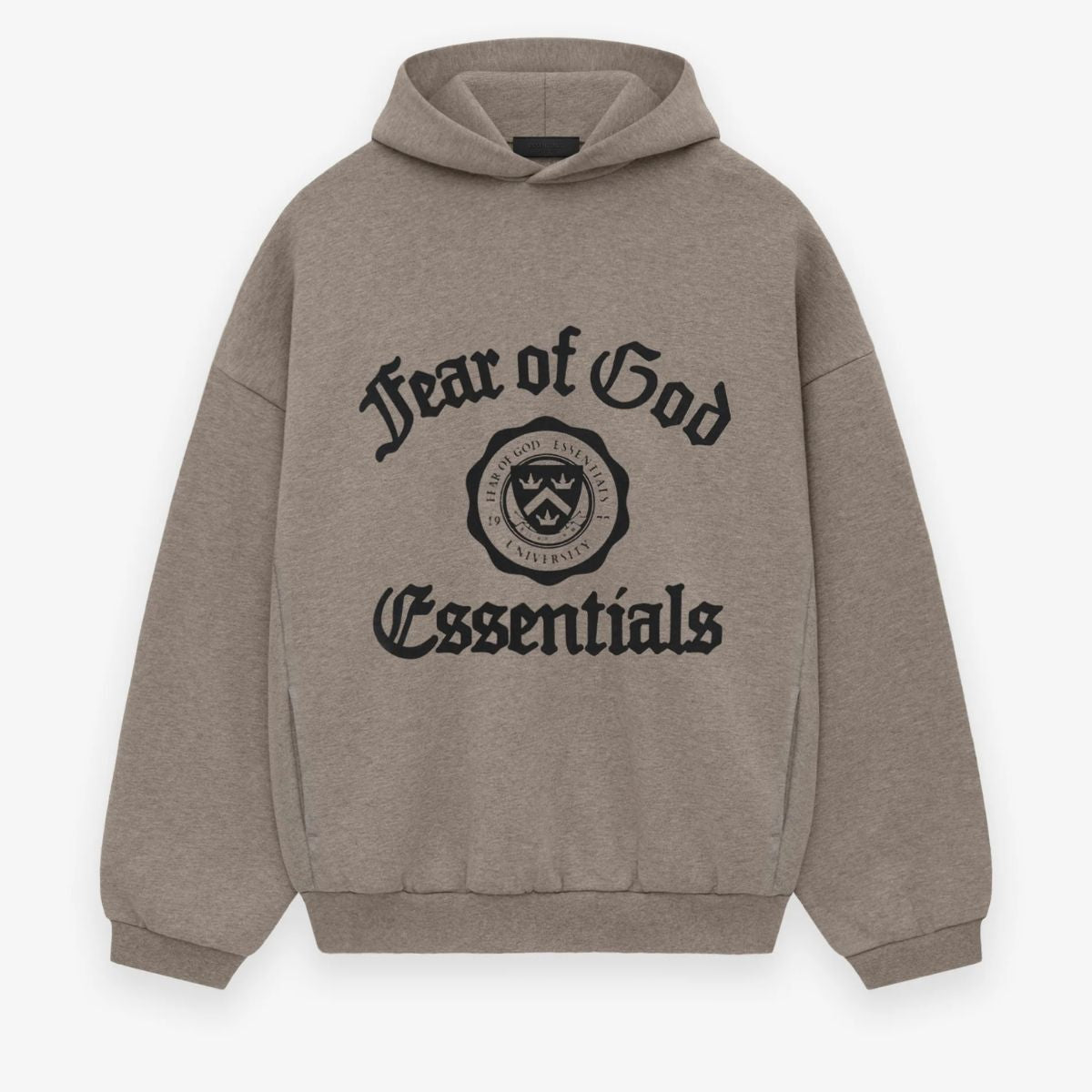 Fear Of God Essentials University Vintage Shrunken Hoodie