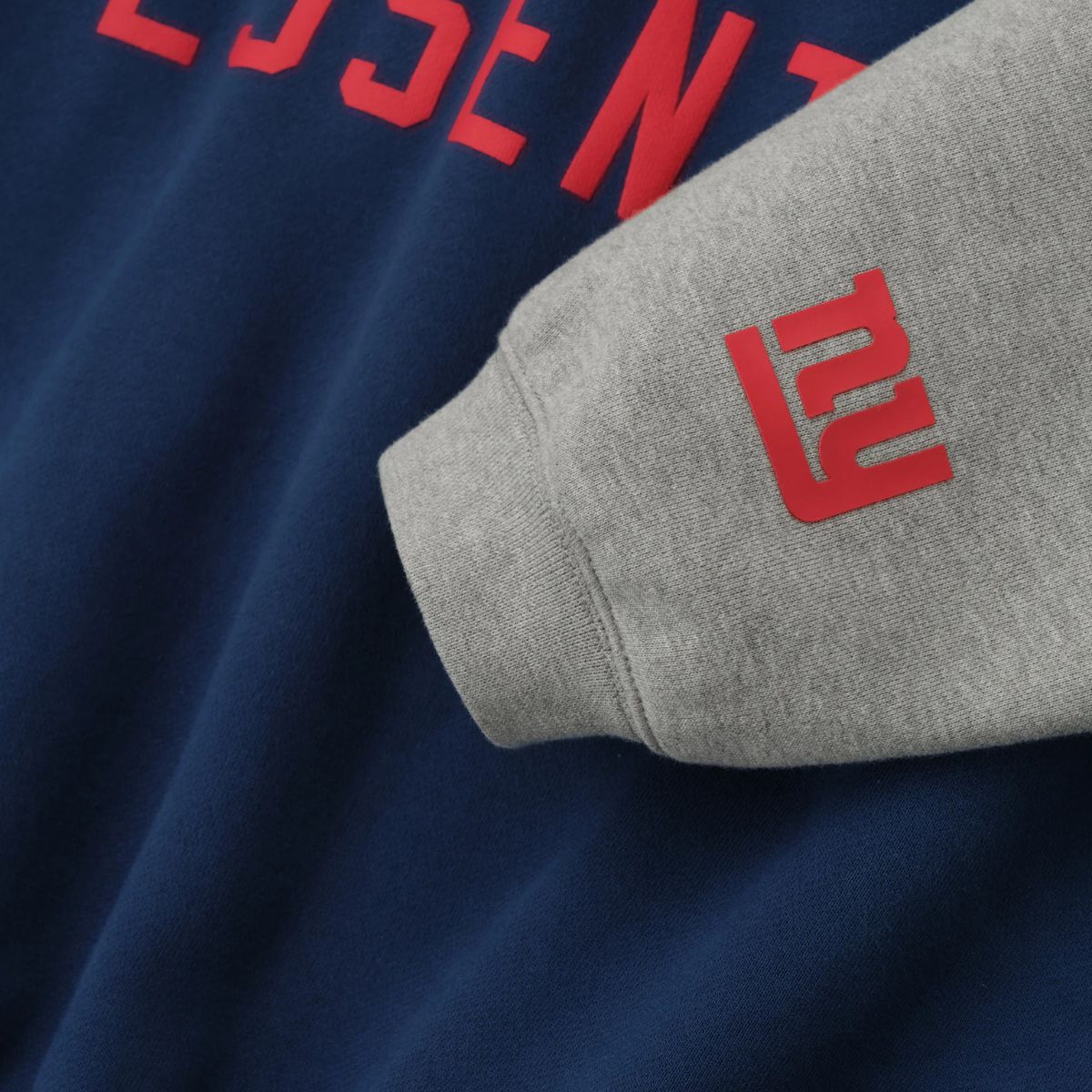 Fear Of God Essentials Giants Sport Hoodie Blue Estate Concrete Heather