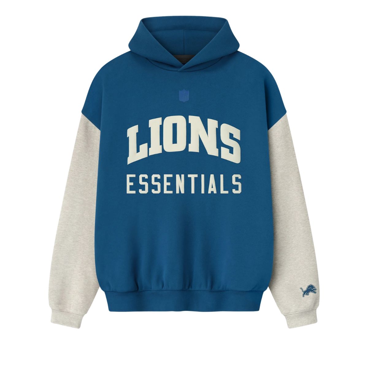 Fear Of God Essentials Lions Sport Hoodie Blue Sapphire Heather Stone