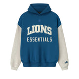 Fear Of God Essentials Lions Sport Hoodie Blue Sapphire Heather Stone