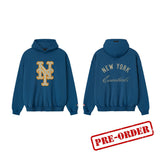 Fear Of God Essentials Mets Sport Hoodie Blue Sapphire