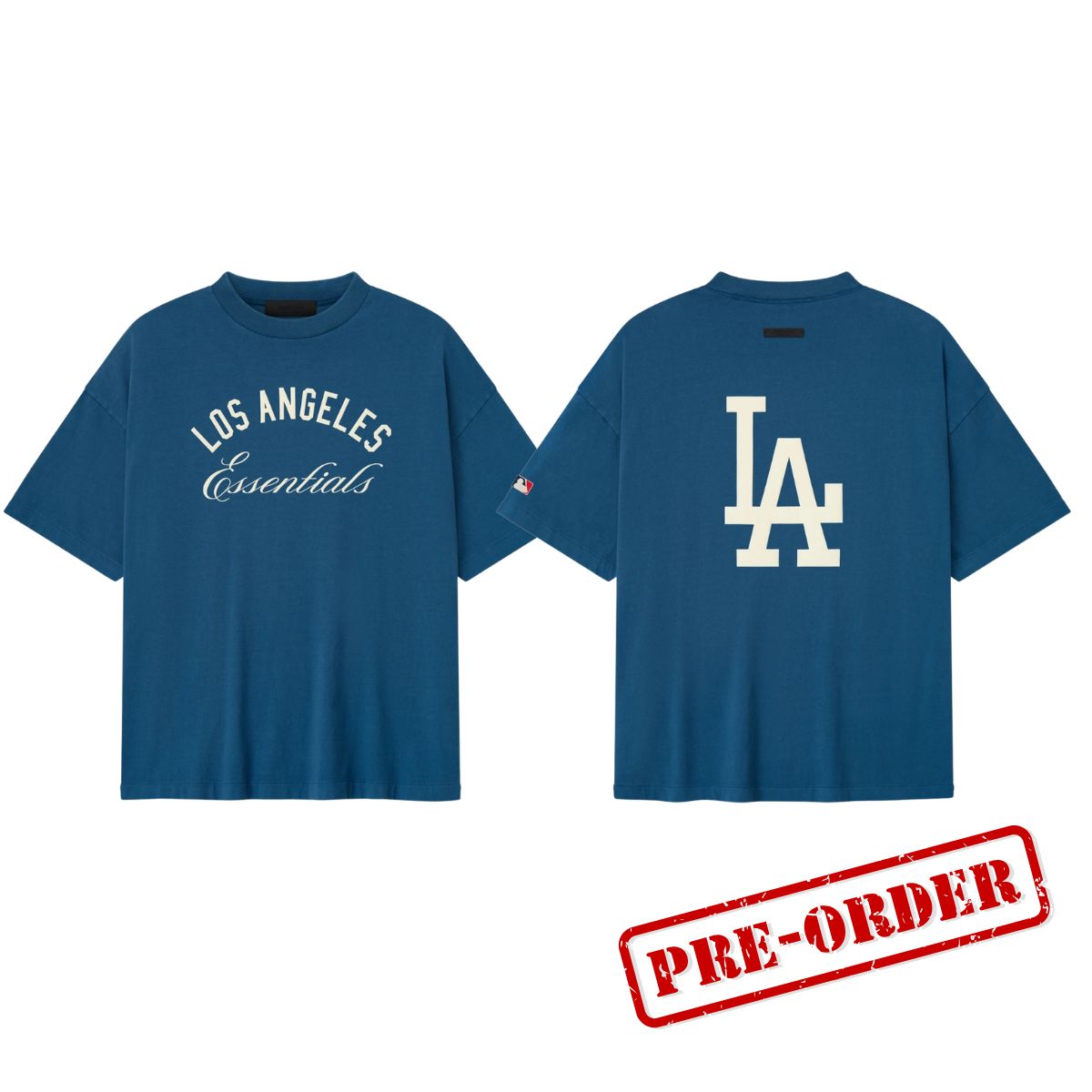 Fear Of God Essentials Dodgers 90s T-Shirt Blue Sapphire