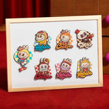 Pop Mart Labubu The Monsters Let's Checkmate Fridge Magnet