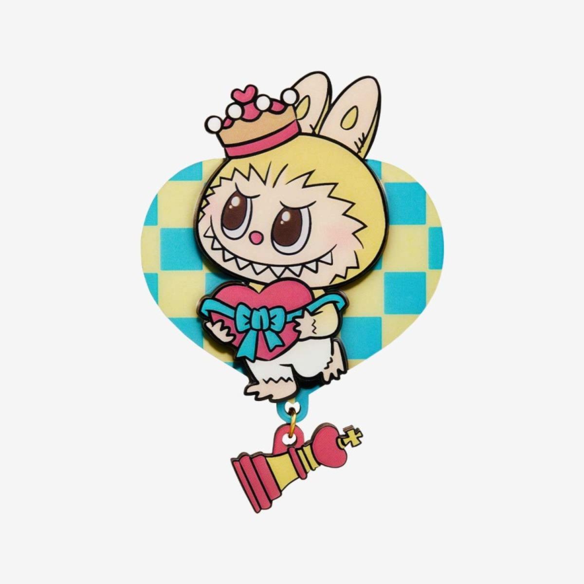 Pop Mart Labubu The Monsters Let's Checkmate Fridge Magnet