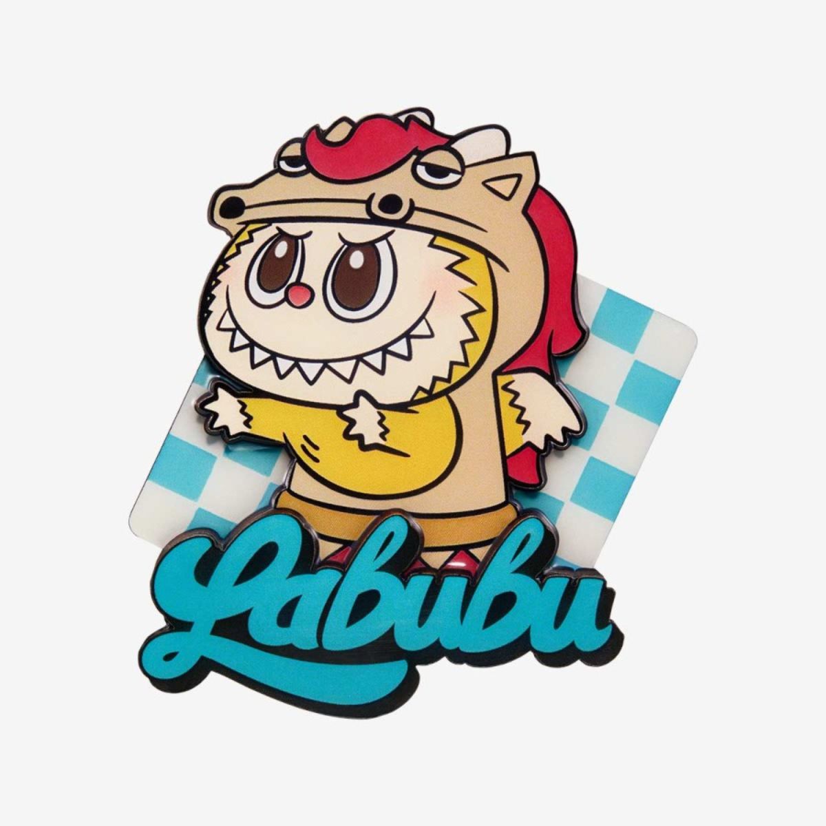 Pop Mart Labubu The Monsters Let's Checkmate Fridge Magnet