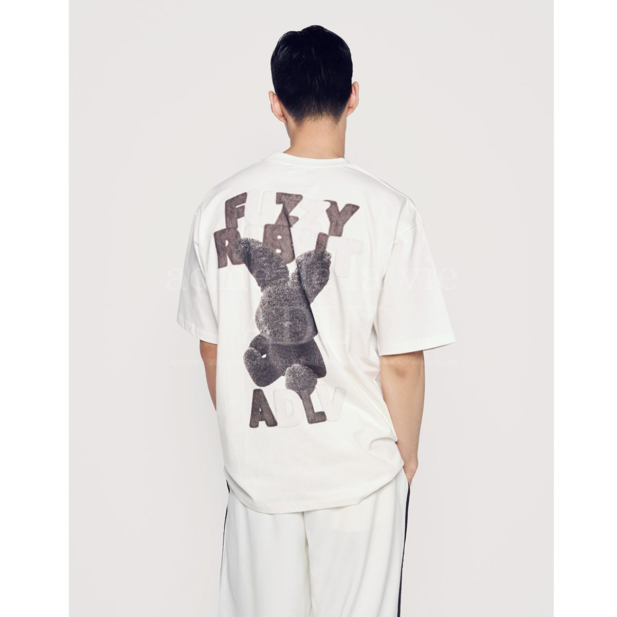 Acme De La Vie ADLV Fuzzy Font Rabbit T-Shirt