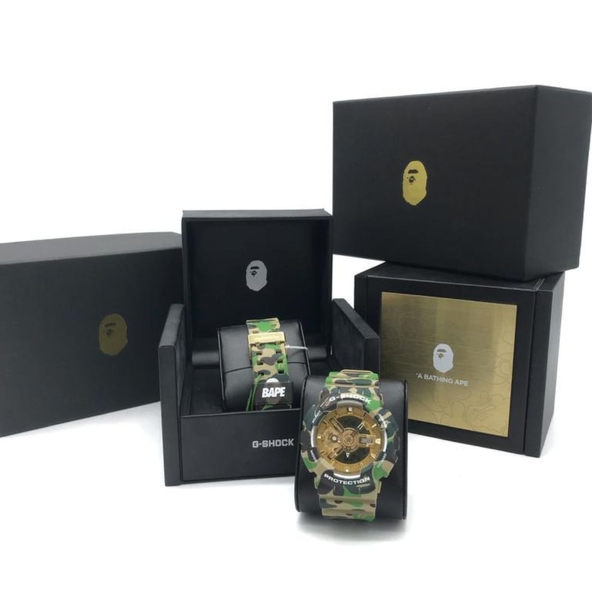 A Bathing Ape BAPE X G-shock Watch