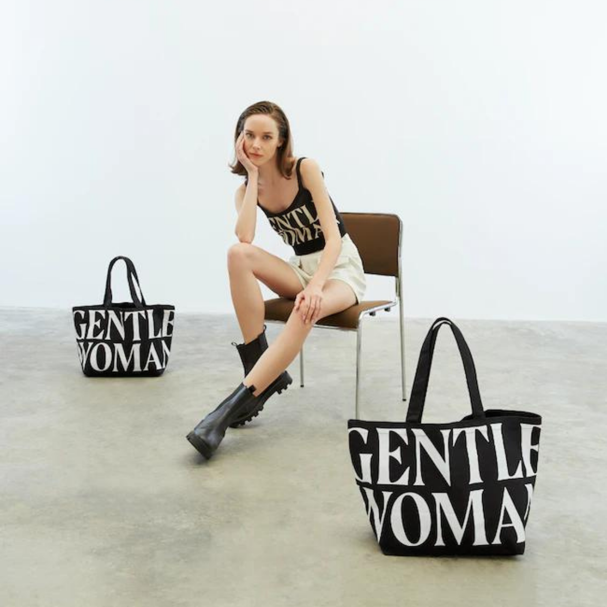 Gentle woman Tote Bag